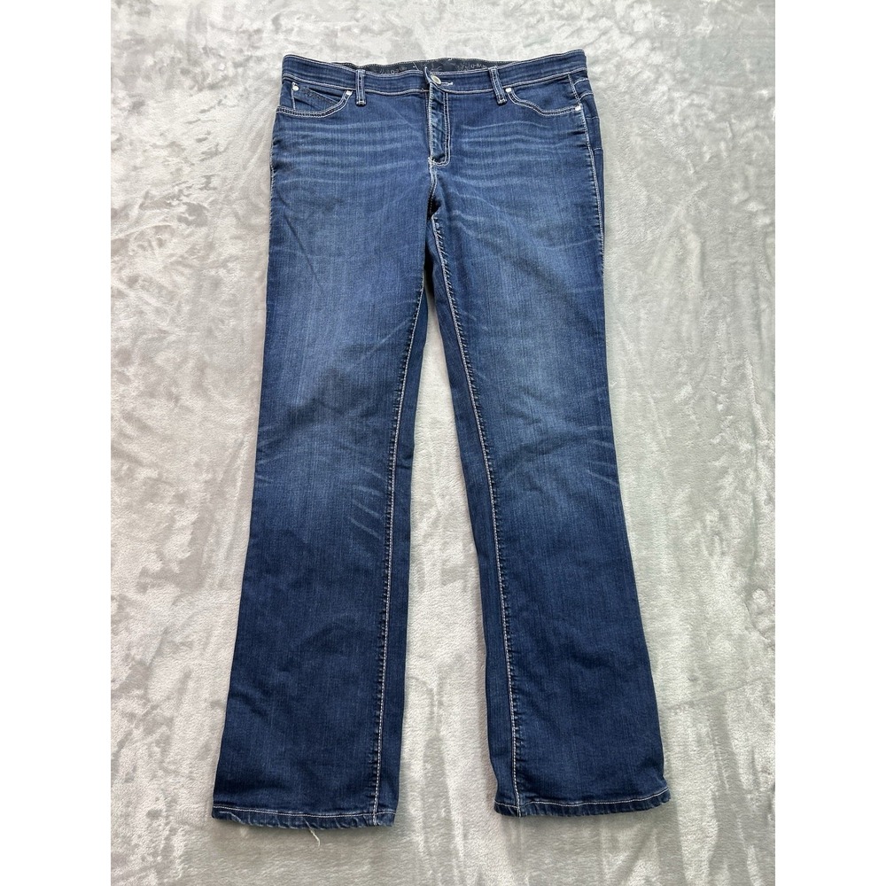 Wrangler Q Baby Bootcut Jeans 15/16 x 34 Long Inseam Western Riding Womens Rodeo